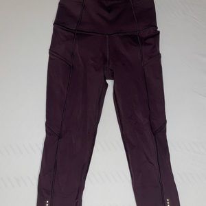 Lululemon Fast & Free Crop II *Nulux 19” 2